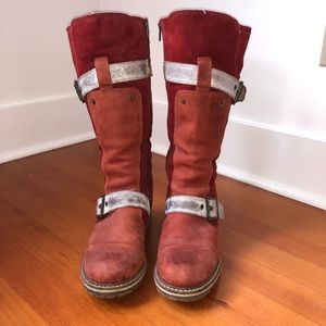 Waterproof Leather Boots w/ Shearling Lining